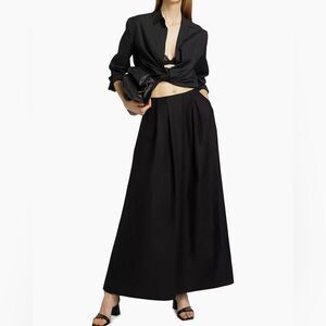 Anthropologie Lucy & Laurel‎ black Maxi Skirtsize xl
